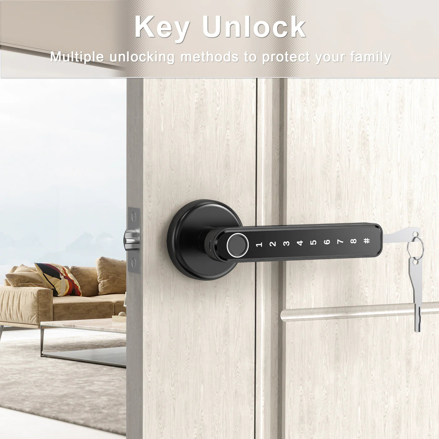 Fingerprint Door Lock with Keypad Keyless Entry Smart Lock
