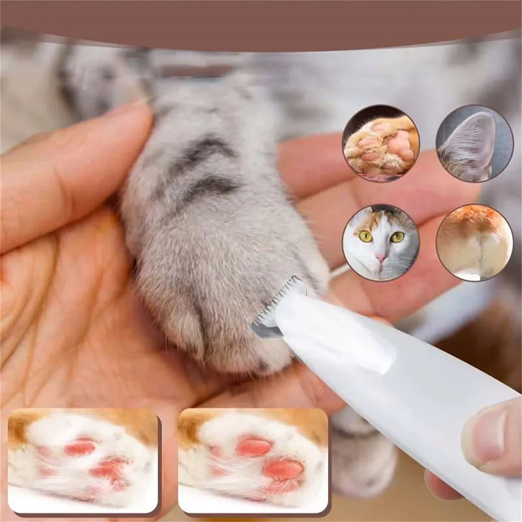 USB Pet Trimmer with Led Light