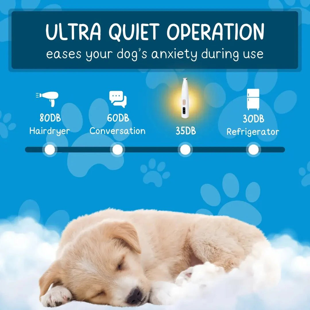 USB Pet Trimmer with Led Light