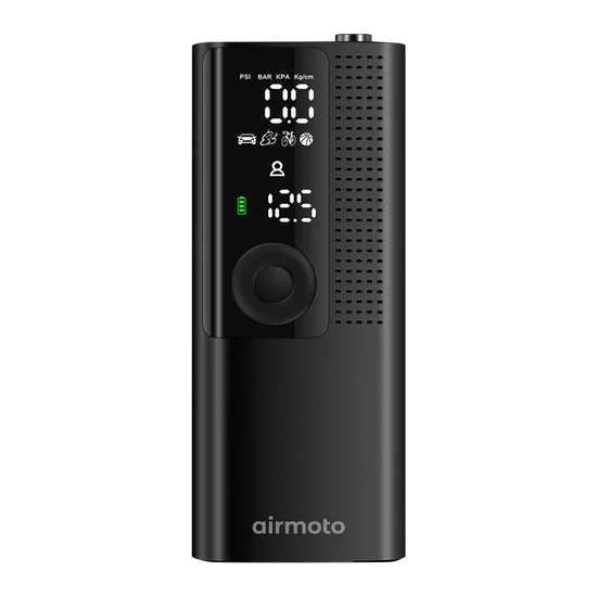 Portable tire inflator air compressor