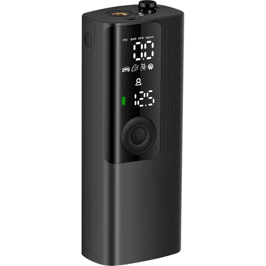 Portable tire inflator air compressor