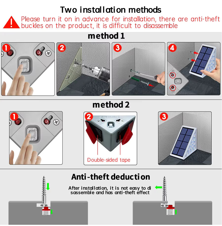 YourNest™ LED Solar Step Light (6-pack)
