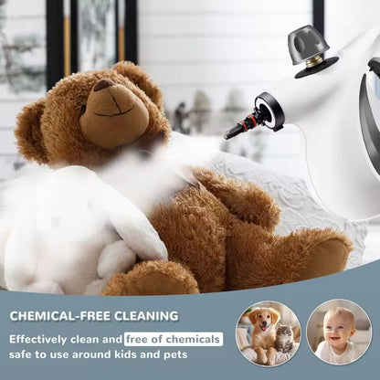 Portable cordless steam cleaner