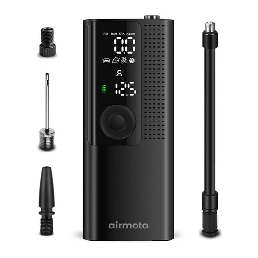 Portable tire inflator air compressor