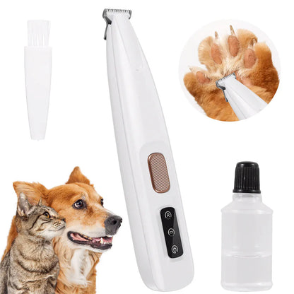 USB Pet Trimmer with Led Light