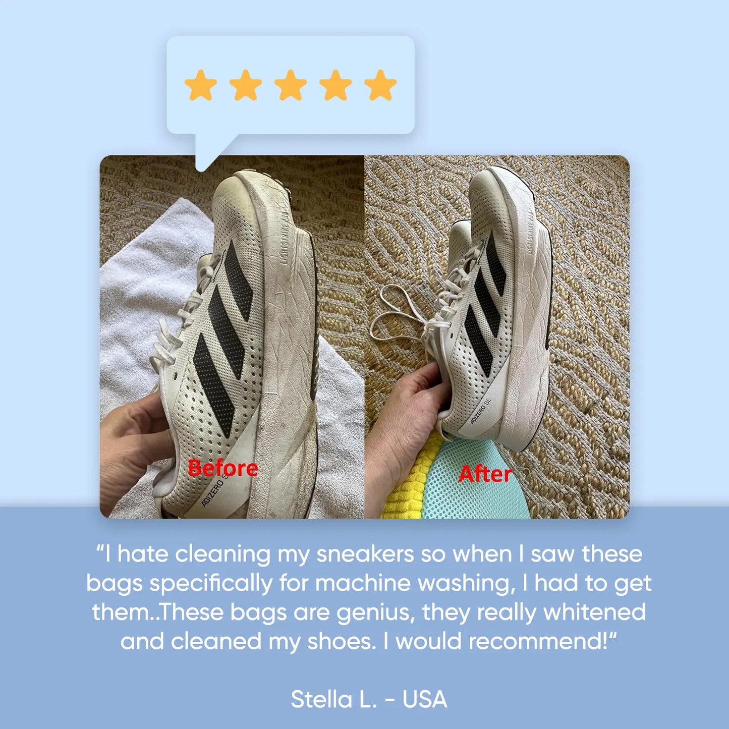 Laundry shoe bag